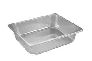 This is a tray which is made out of APET material. It is made for cold foods and snacks.